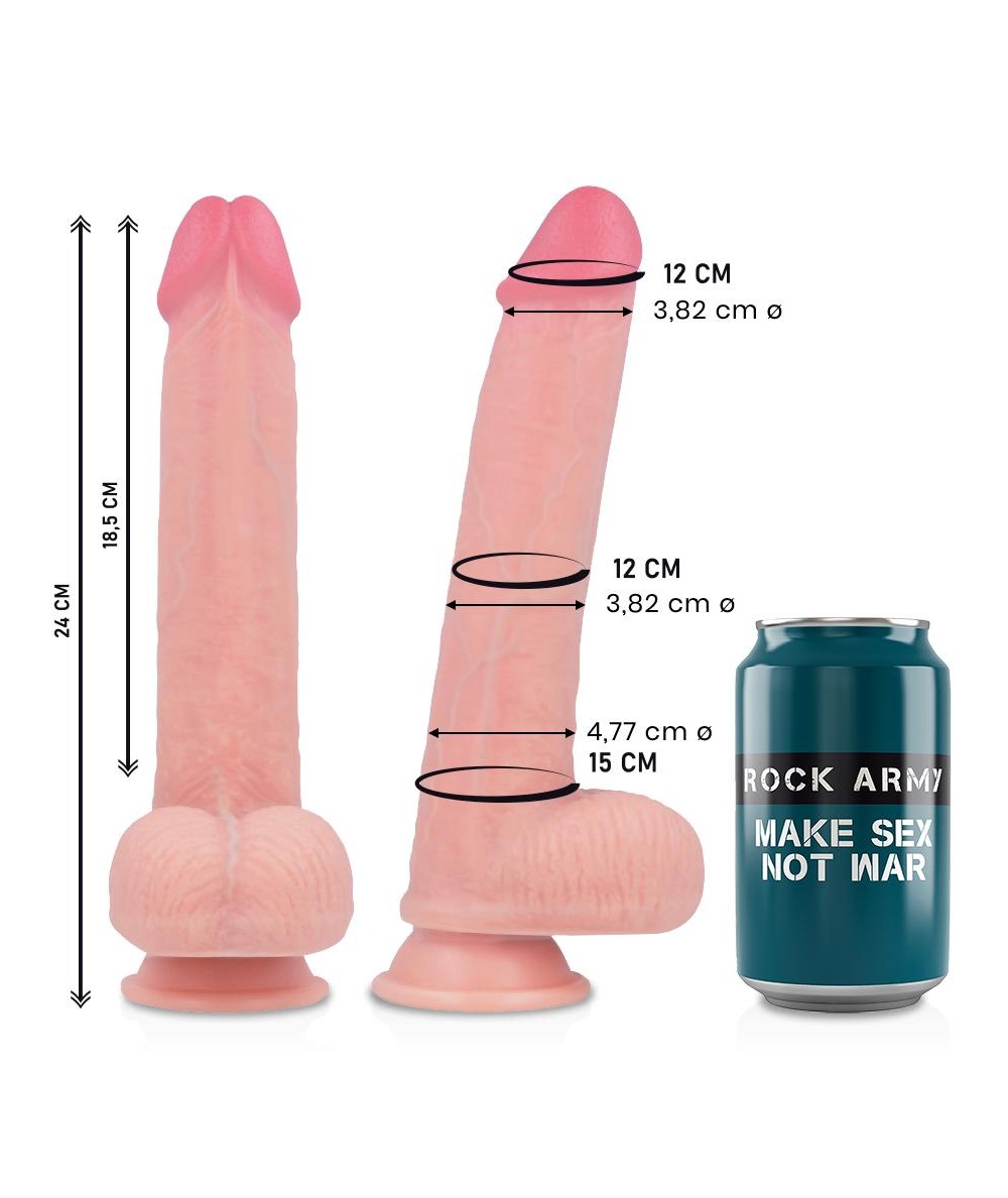 ROCKARMY - LIQUID SILICONE DILDO PREMIUM KINGCOBRA 24CM