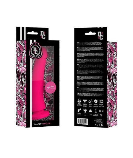 DELTA CLUB TOYS DILDO ROSA SILICONA MEDICA 17 X 3 CM