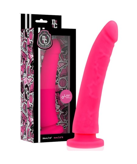 DELTA CLUB TOYS DILDO ROSA SILICONA MEDICA 20 X 4 CM