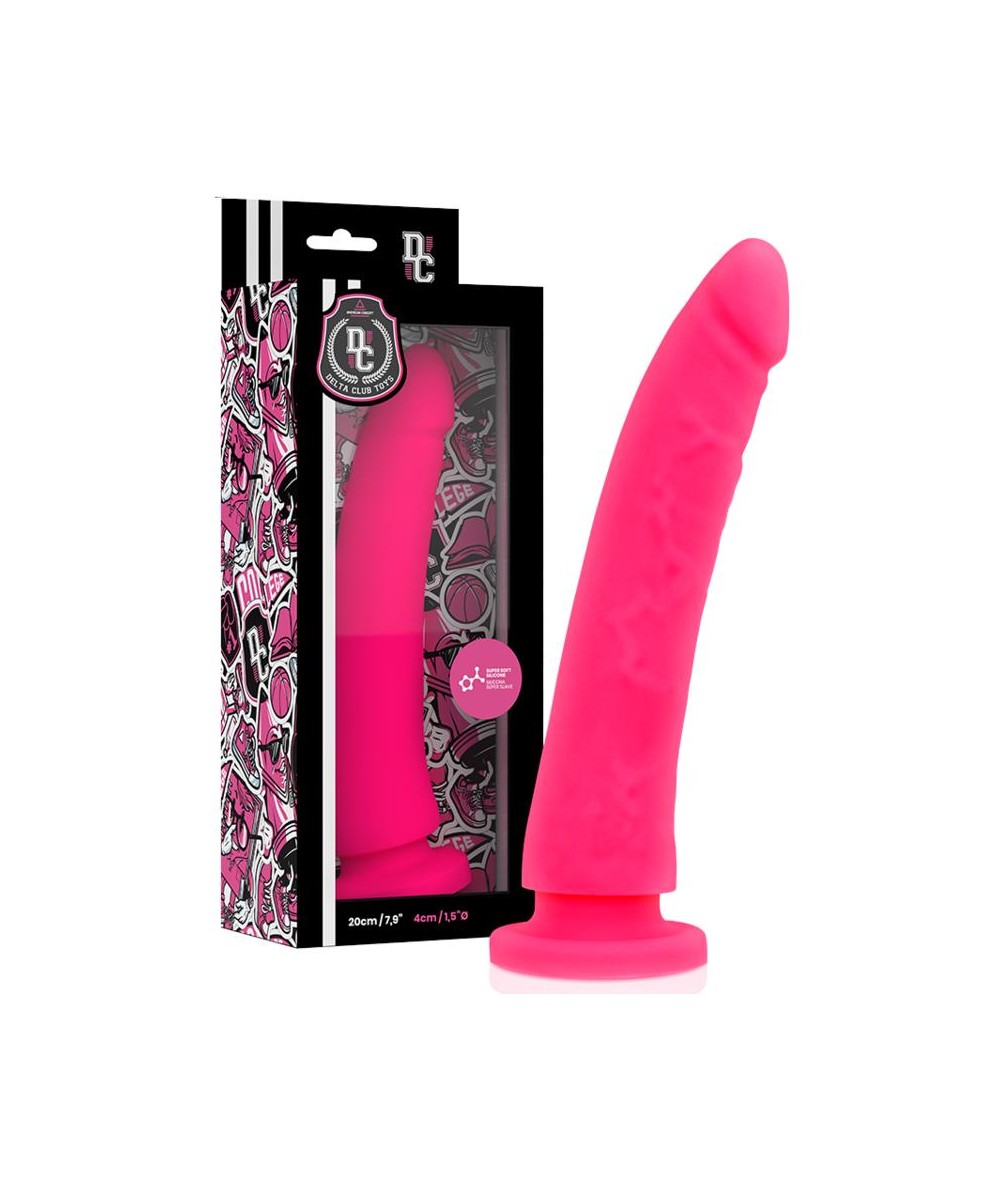 DELTA CLUB TOYS DILDO ROSA SILICONA MEDICA 20 X 4 CM