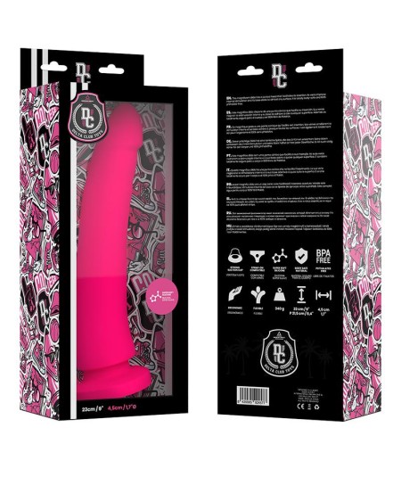 DELTA CLUB TOYS DILDO ROSA SILICONA MEDICA 23 X 4.5 CM