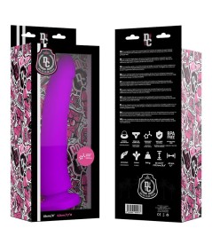 DELTA CLUB TOYS DILDO LILA SILICONA MEDICA 23 X 4.5 CM