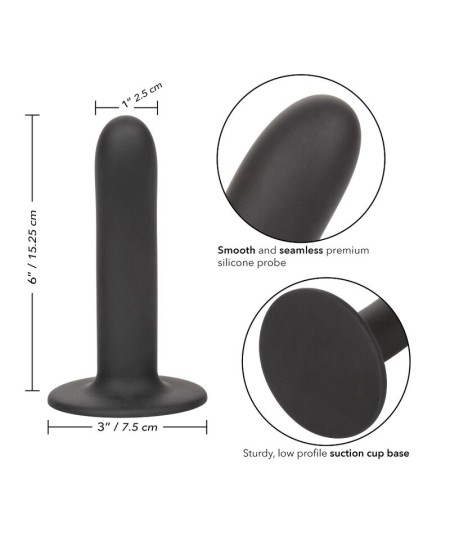 CALEX BOUNDLESS DILDO LISO 15.25 CM COMPATIBLE CON ARNES