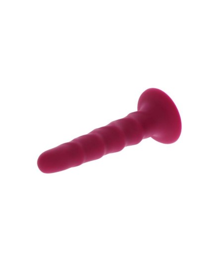 GET REAL - RIBBED DONG 12 CM ROJO