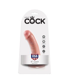 KING COCK 6" PENE NATURAL 15.2 CM