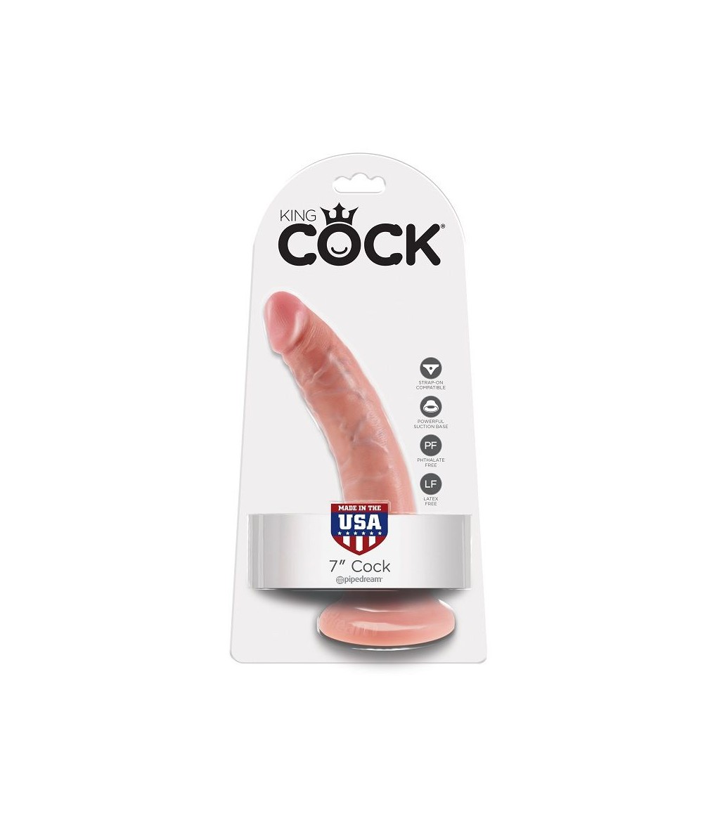 KING COCK 7" PENE NATURAL 17.8 CM