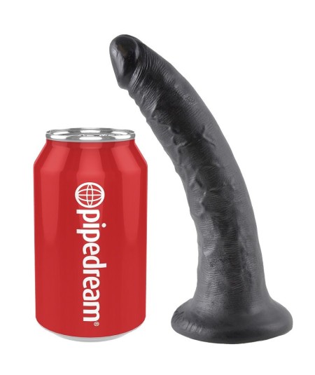 KING COCK 7" PENE NEGRO 17.8 CM