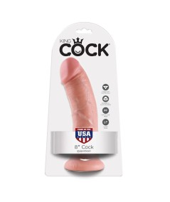 KING COCK 8" PENE NATURAL 20.3 CM