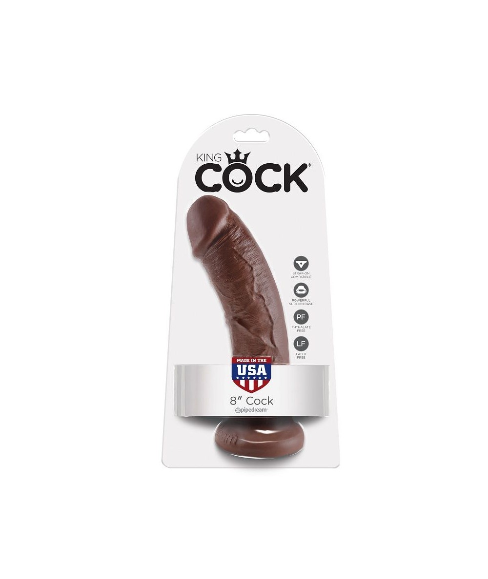 KING COCK 8" PENE MARRON 20.3 CM