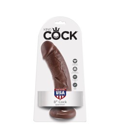 KING COCK 8" PENE MARRON 20.3 CM