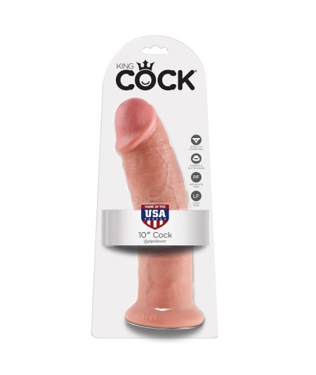 KING COCK 10" PENE NATURAL 25.4 CM