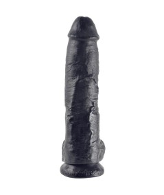 KING COCK 10" PENE REALISTICO NEGRO 26.5 CM