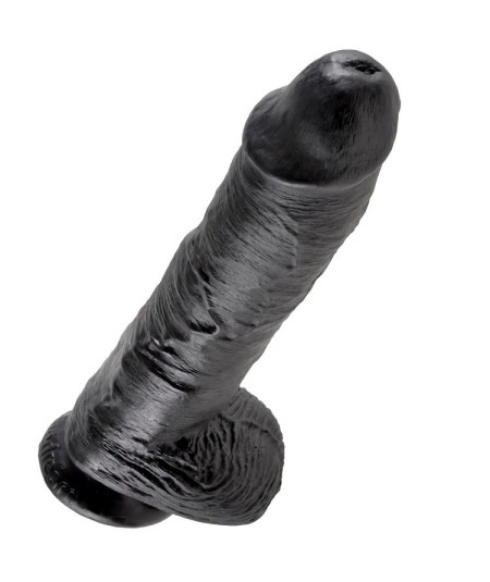 KING COCK 10" PENE REALISTICO NEGRO 26.5 CM