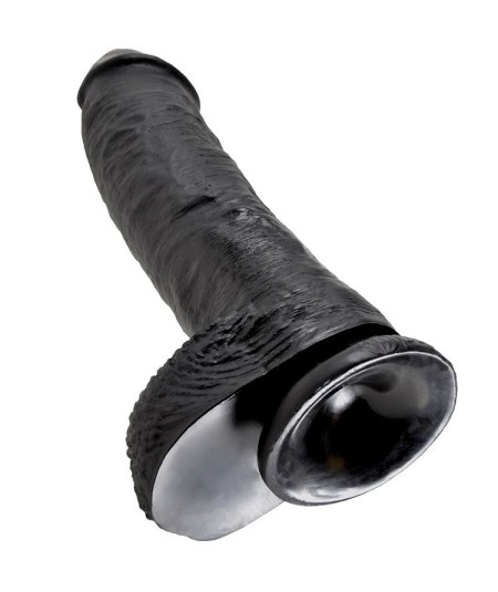 KING COCK 10" PENE REALISTICO NEGRO 26.5 CM