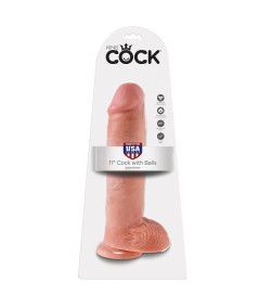 KING COCK 11" PENE REALISTICO NATURAL 28 CM