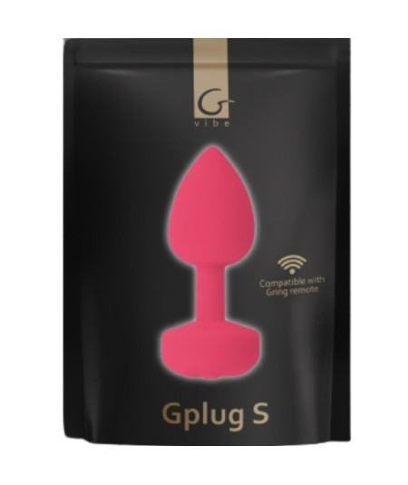 FUNTOYS GPLUG ANAL VIBRADOR RECARGABLE PEQUEÑO ROSA NEON 3CM