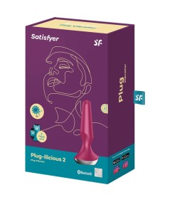 SATISFYER PLUG ILICIOUS 2 PLUG VIBRADOR - BERRY