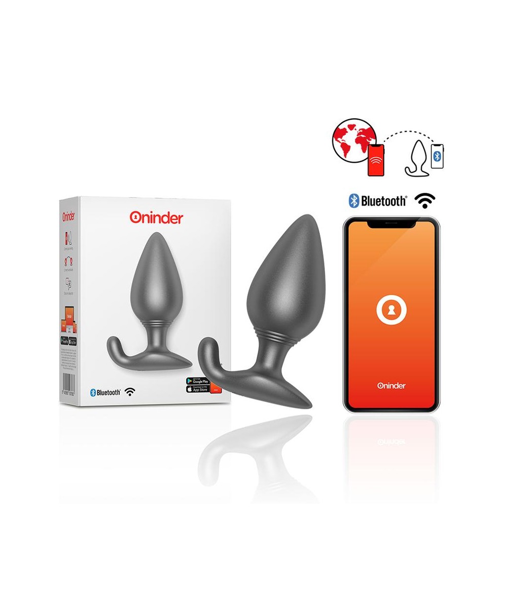 ONINDER - RIO PLUG ANAL VIBRADOR NEGRO - FREE APP