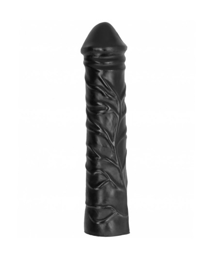 ALL BLACK - DILDO GIGANTE FISTING SUAVE 32 CM