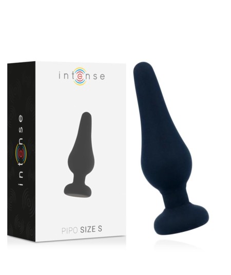 INTENSE ANAL PLUG PIPO S SILICONE NEGRO 9.8 CM