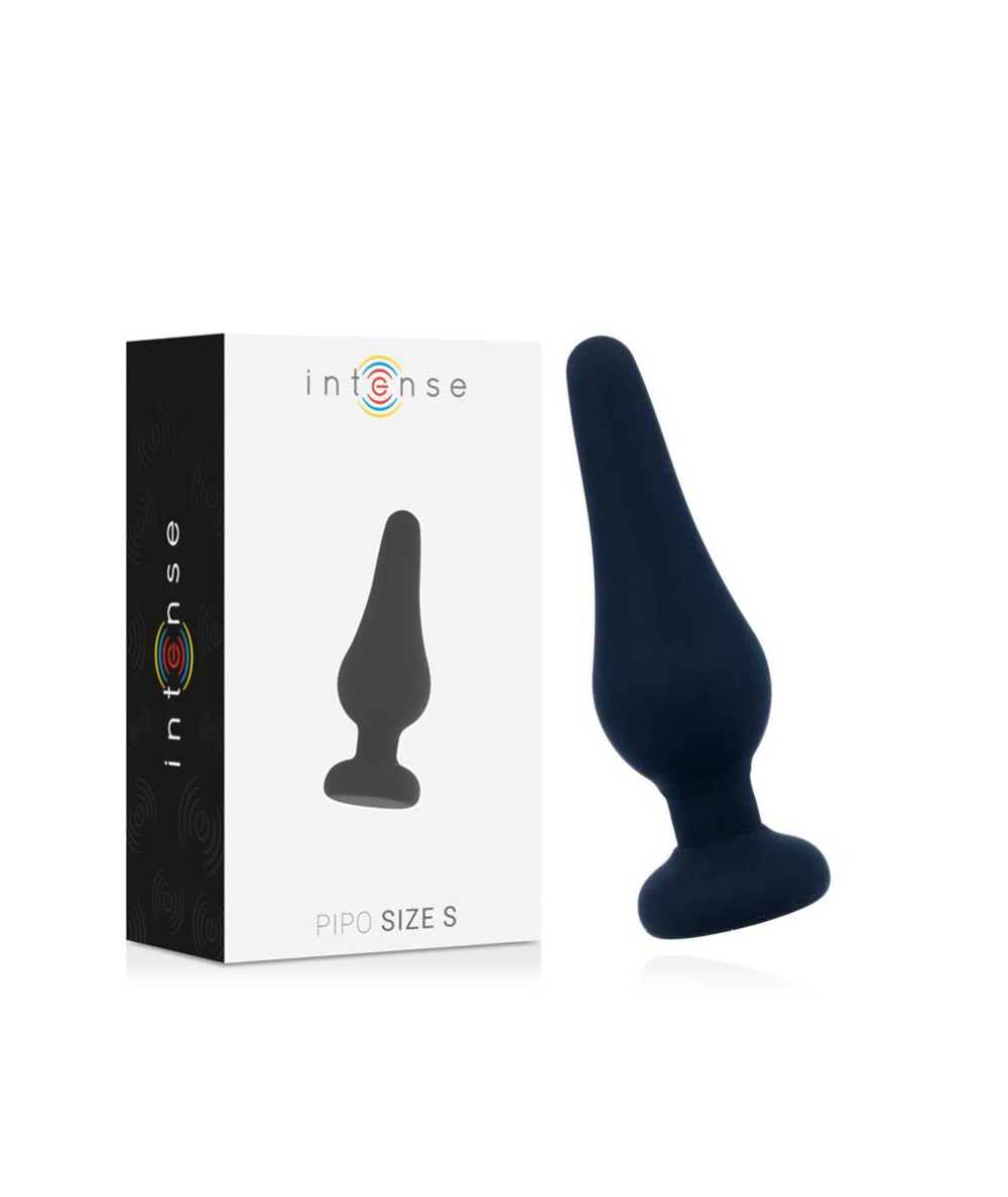 INTENSE ANAL PLUG PIPO S SILICONE NEGRO 9.8 CM