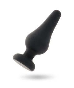 INTENSE ANAL PLUG PIPO M SILICONE NEGRO 11 CM