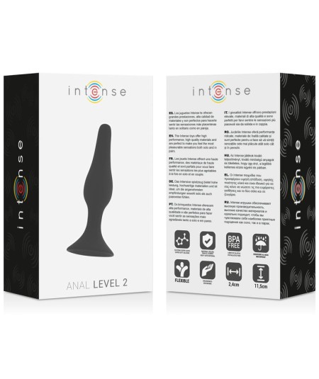 INTENSE ANAL LEVEL 2 11.5CM  NEGRO