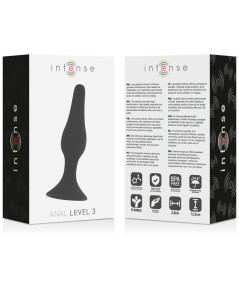 INTENSE ANAL LEVEL 3 12.5CM NEGRO