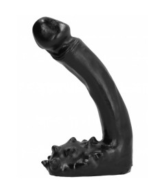 ALL BLACK - DILDO REALISTICO 19 CM