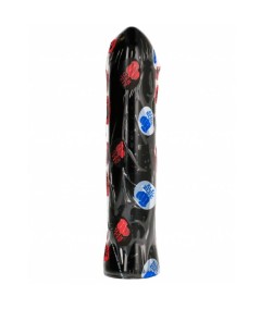 ALL BLACK - DILDO 22 CM