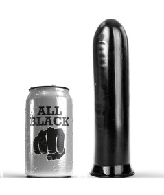 ALL BLACK - DILDO NEGRO 19 CM