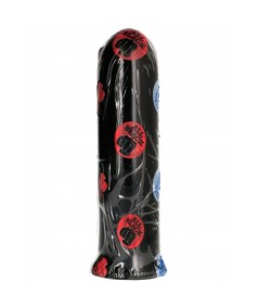 ALL BLACK - DILDO NEGRO 19 CM