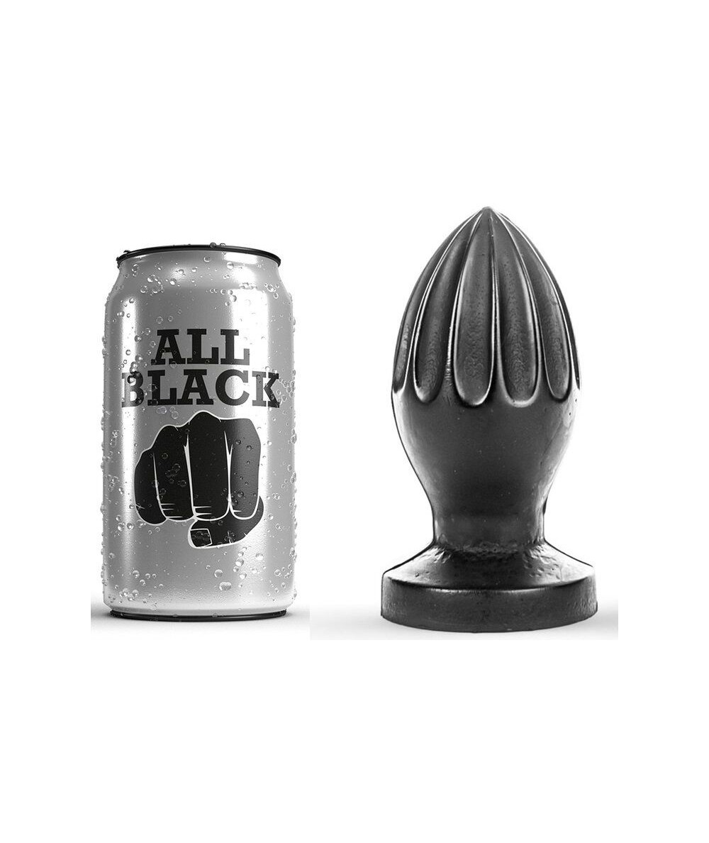 ALL BLACK - PLUG ANAL 12 CM