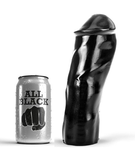 ALL BLACK - DILDO REALISTICO 20 CM