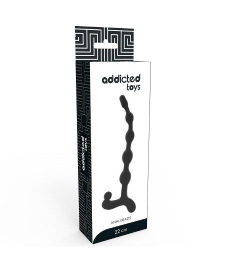 ADDICTED TOYS BOLAS ANALES 22CM NEGRO