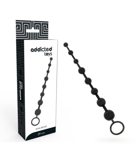 ADDICTED TOYS ANAL BEADS 29CM NEGRO