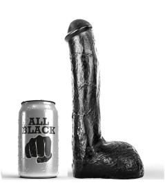 ALL BLACK - PENE REALÍSTICO ANAL 23 CM