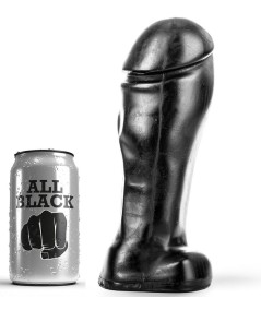 ALL BLACK - DONG 22 CM PUNTA ANCHA