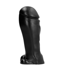 ALL BLACK - DONG 22 CM PUNTA ANCHA