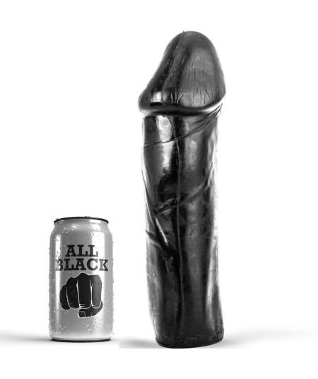 ALL BLACK - DONG 28 CM SIN TESTICULOS