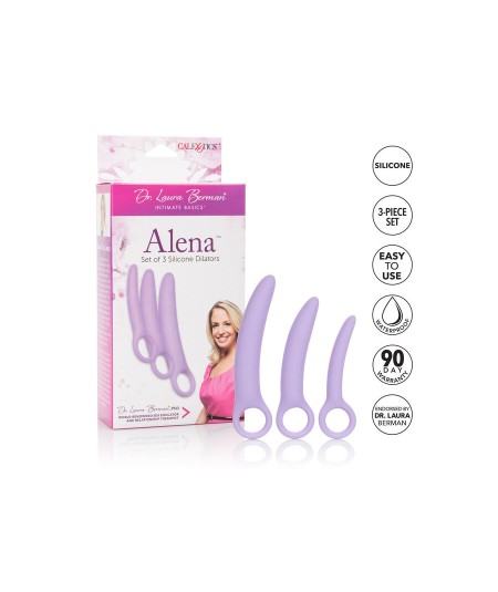 DR LAURA BERMAN ALENA SET DE 3 DILATADOR VAGINAL SILICONA