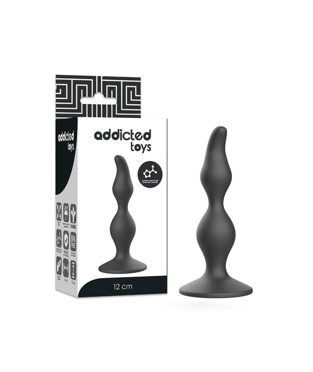 ADDICTED TOYS ANAL SEXUAL PLUG 12CM NEGRO