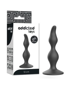 ADDICTED TOYS ANAL SEXUAL PLUG 12CM NEGRO