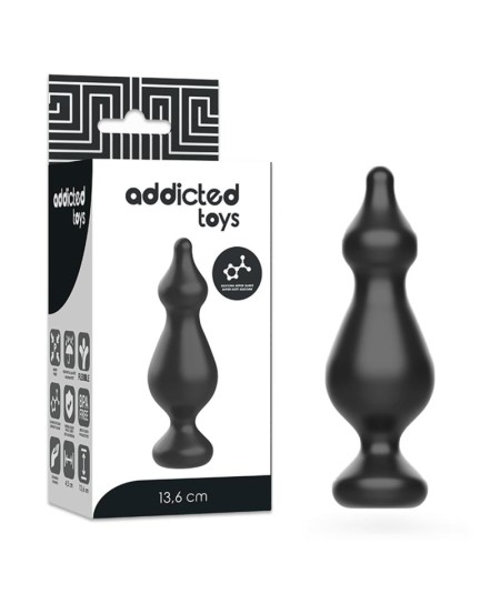 ADDICTED TOYS ANAL SEXUAL PLUG 13.6CM NEGRO