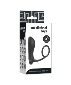 ADDICTED TOYS PLUG ANAL VIBRADOR  CON ANILLO PENE