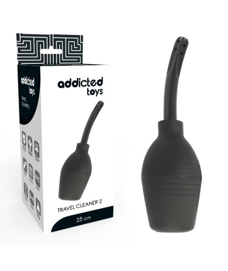 ADDICTED TOYS SQUEEZE PERA LIMPIEZA ANAL NEGRO