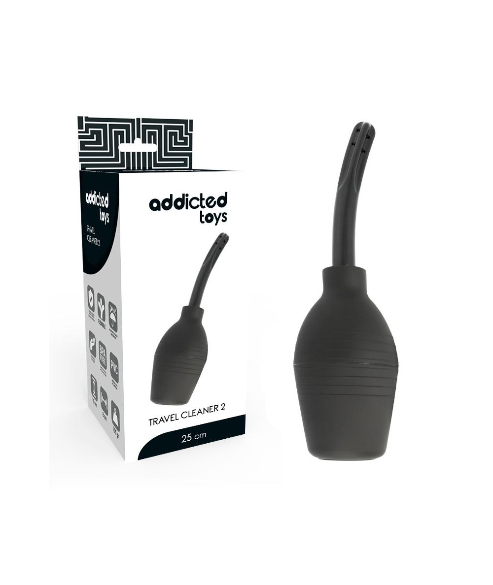 ADDICTED TOYS SQUEEZE PERA LIMPIEZA ANAL NEGRO