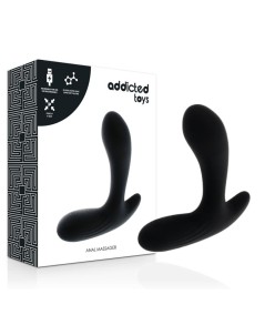 ADDICTED TOYS ANAL MASSAGER BLACK VIBRATION