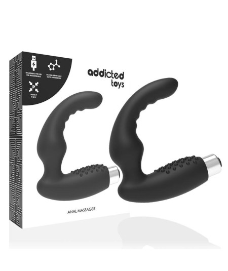 ADDICTED TOYS VIBRADOR PROSTÁTICO RECARGABLE MODEL 2 - NEGRO