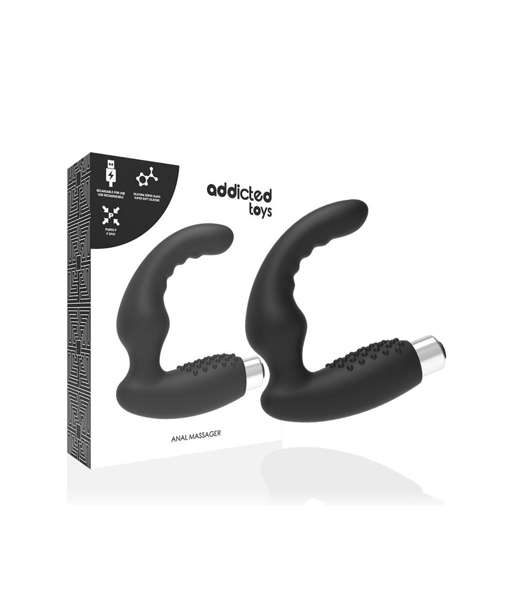 ADDICTED TOYS VIBRADOR PROSTÁTICO RECARGABLE MODEL 2 - NEGRO